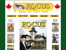 Tablet Screenshot of focusonscugog.com